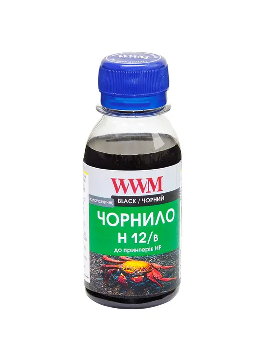 Чорнило WWM для HP N10/13/14/82 100г Black водорозчинне (H12/B-2)