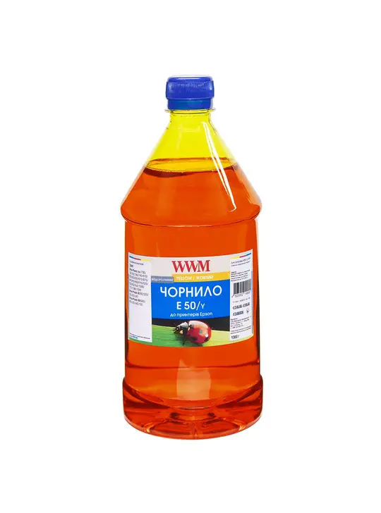 Чорнило WWM для Epson Stylus Photo R200/R340/RX620 1000г Yellow водорозчинне (E50/Y-4)