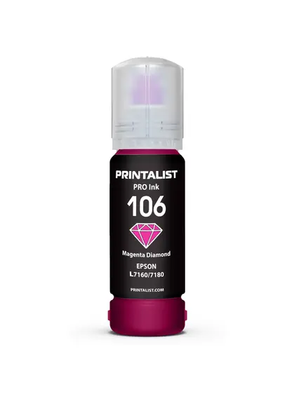 Чорнило PRINTALIST 105 для Epson L7160/7180 70г Magenta водорозчинне (PL106M)