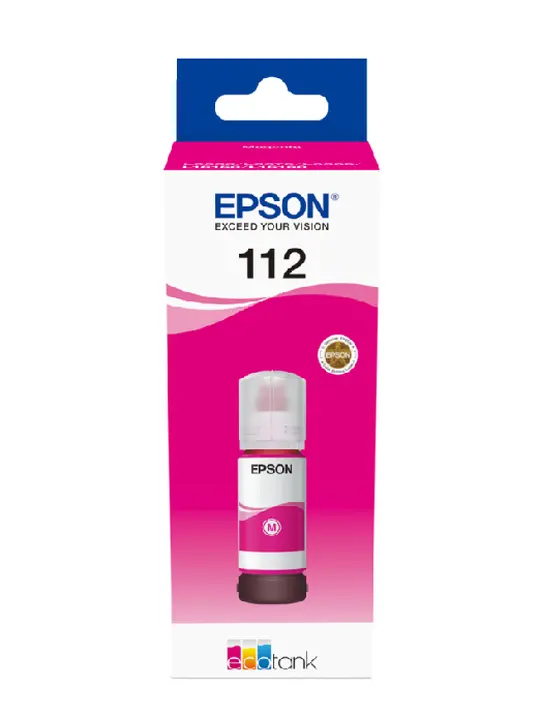 Контейнер з чорнилами Epson для EcoTank 112 70мл Magenta Pigment (C13T06C34A)