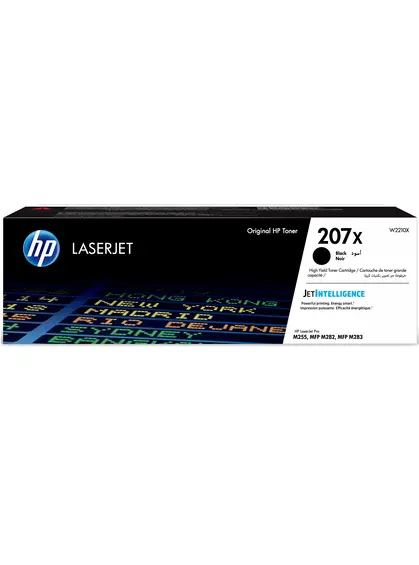 Картридж тон. HP 207X для CLJ M282/M283, M255dw/M255nw 3150 ст. Black (W2210X)