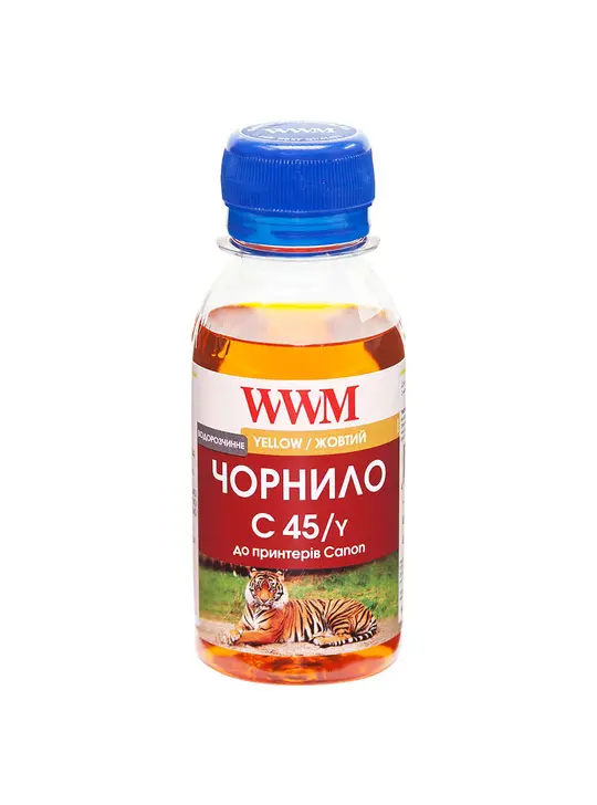 Чорнило WWM для Canon CL-441/CL-446/CLI-451Y 100г Yellow водорозчинне (C45/Y-2)