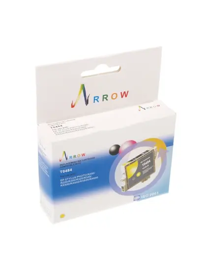 Картридж Arrow для Epson Stylus Photo R200/R340/RX620 аналог C13T048440 Yellow (A-T0484)