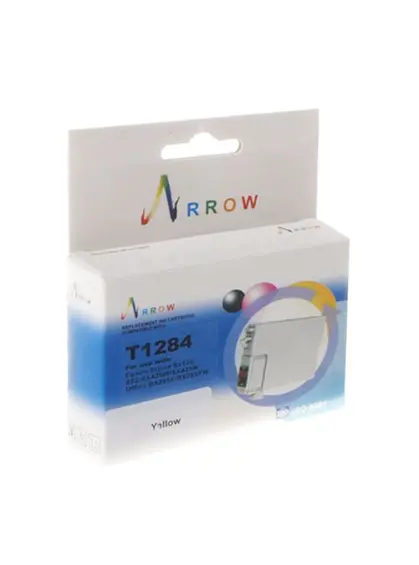 Картридж Arrow для Epson Stylus SX125/SX420W/SX425W аналог С13T12844010 Yellow (T1284)