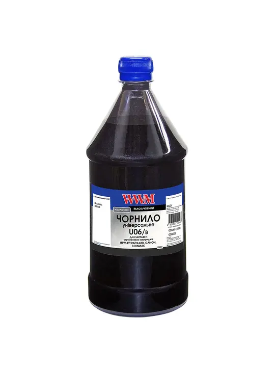 Чорнило WWM для Canon/HP/Lexmark 1000г Black водорозчинне (U06/B-4)