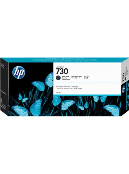HP Картридж HP 730 300-ml Matte Black Ink Cartridge Black Matte (P2V71A)