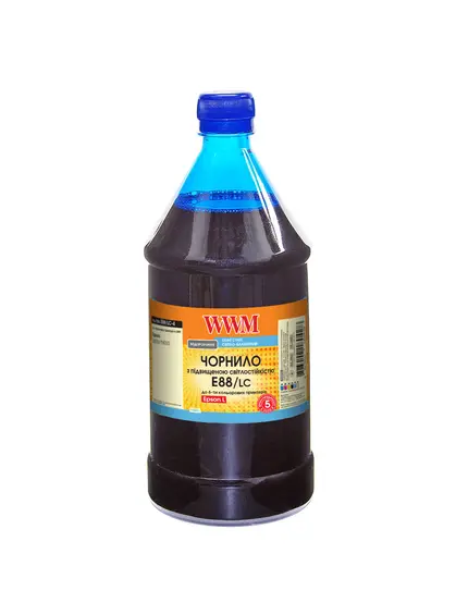 Чорнило WWM для Epson L8050/L18050 1000г Light Cyan водорозчинне (E88/LC-4)