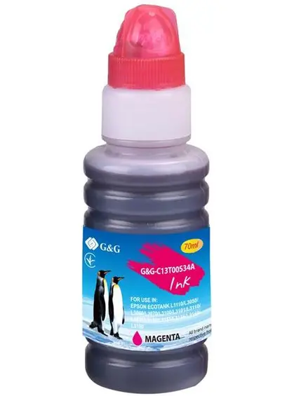 Контейнер з чорнилами G&G для Epson L3100/3110/3150 65мл Magenta (G&G-C13T00S34A)