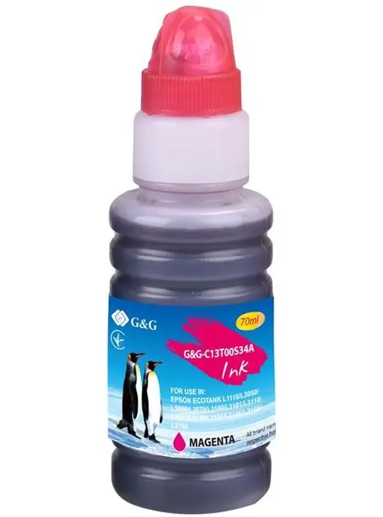 Контейнер з чорнилами G&G для Epson L3100/3110/3150 65мл Magenta (G&G-C13T00S34A)