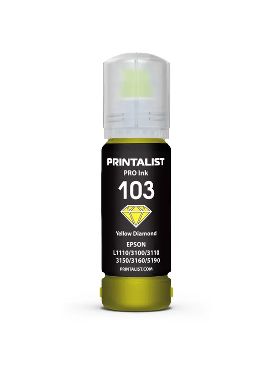 Чорнило PRINTALIST 103 для Epson L3100/3110/3150 70г Yellow водорозчинне (PL103Y)