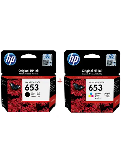 Комплект струменевих картриджів HP DJ IA 6075/6475 HP 653 Black/Color (Set653)