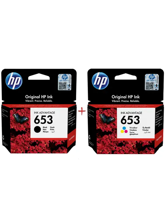 Комплект струменевих картриджів HP DJ IA 6075/6475 HP 653 Black/Color (Set653)