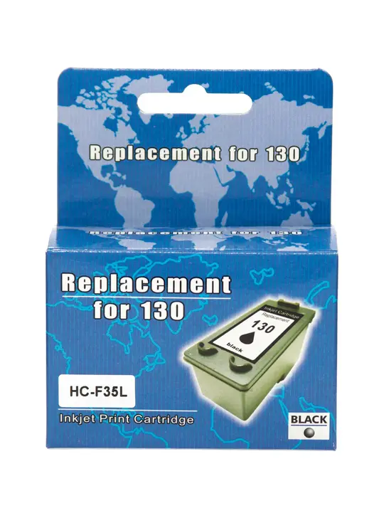 Картридж MicroJet для HP DJ 5743/6543 аналог HP №130 Black (HC-F35L)