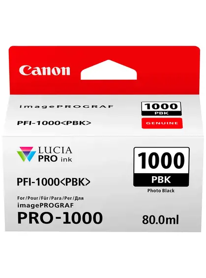 Картридж Canon imagePROGRAF Pro-1000 PFI-1000 Photo Black (0546C001)