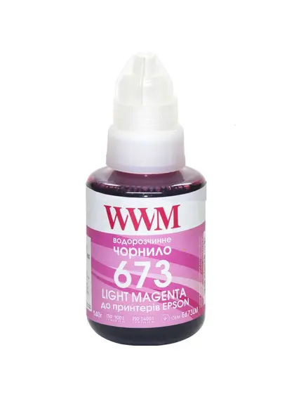 Чорнило WWM 673 для Epson L800 140г Light Magenta (E673LM)