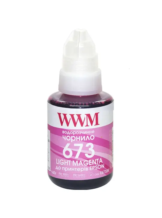 Чорнило WWM 673 для Epson L800 140г Light Magenta (E673LM)