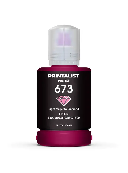 Чорнило PRINTALIST 673 для Epson L800 140г Light Magenta водорозчинне (PL673LM)