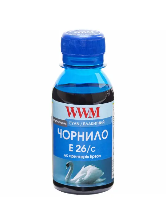 Чорнило WWM для Epson Expression Premium XP-600/XP-605/XP-700 100г Cyan водорозчинне (E26/C-2)