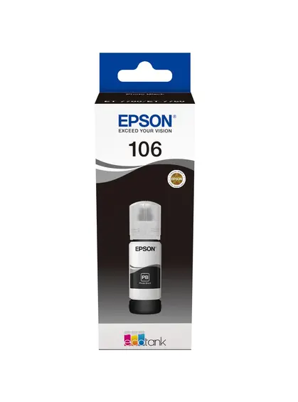 Контейнер з чорнилами Epson для L7160/7180 106 70мл Photo Black (C13T00R140)