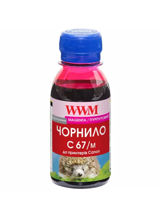 Чорнило WWM для Canon PFI-107M 100г Magenta водорозчинне (C67/M-2)