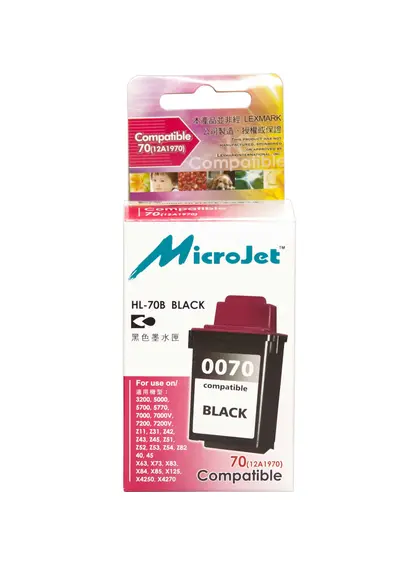 Картридж MicroJet для Lexmark CJ Z11/3200/7000 аналог №70 Black (HL-70B)
