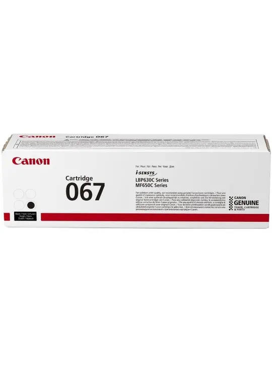 Картридж тон. Canon 067 для MF651Cw/MF655Cdw/MF657Cdw/LBP631Cw/LBP633Cdw 1350 ст. Black (5102C002)
