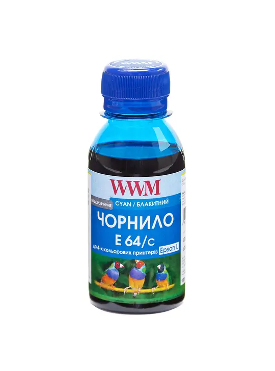 Чорнило WWM для Epson L110/L210/L355 100г Cyan водорозчинне (E64/C-2)