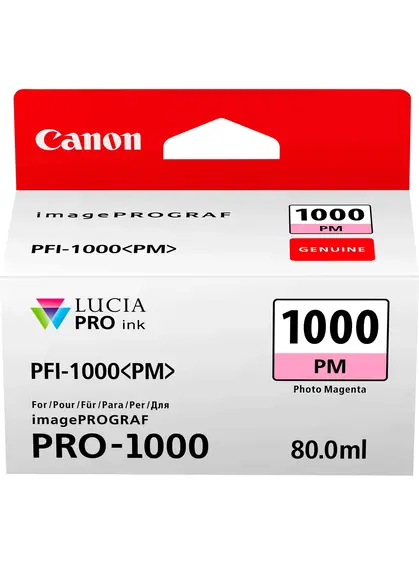 Картридж Canon imagePROGRAF Pro-1000 PFI-1000 Photo Magenta (0551C001)