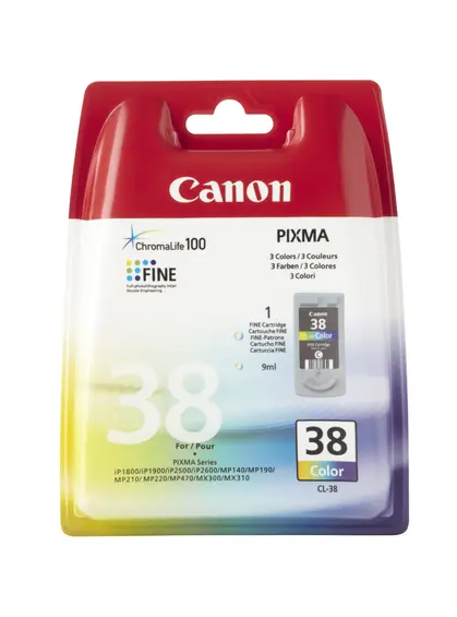 Картридж Canon Pixma iP1800/iP1900/iP2600 CL-38C Color (2146B005)