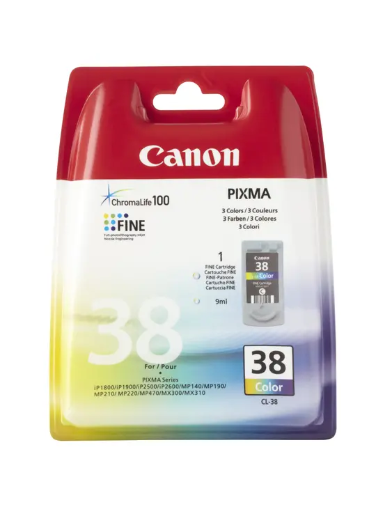 Картридж Canon Pixma iP1800/iP1900/iP2600 CL-38C Color (2146B005)