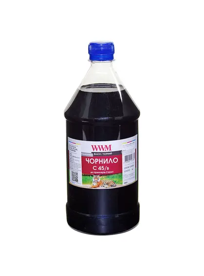 Чорнило WWM для Canon CL-451B 1000г Black водорозчинне (C45/B-4)