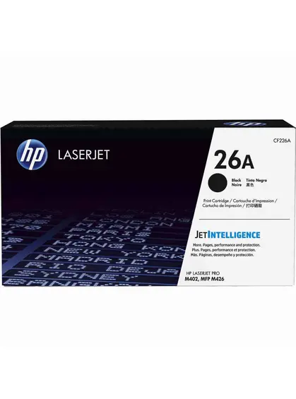 Картридж тон. HP 26A для HP LJ Pro M402d/M402dn/M402n/M426dw 3100 ст. Black (CF226A)