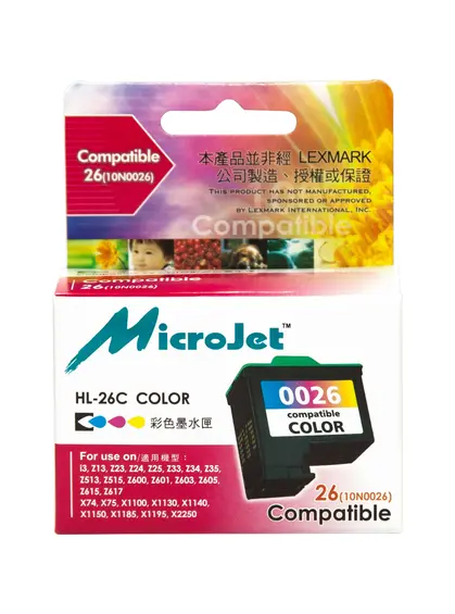 Картридж MicroJet для Lexmark CJ Z13/23/33 аналог №26 Color (HL-26C)