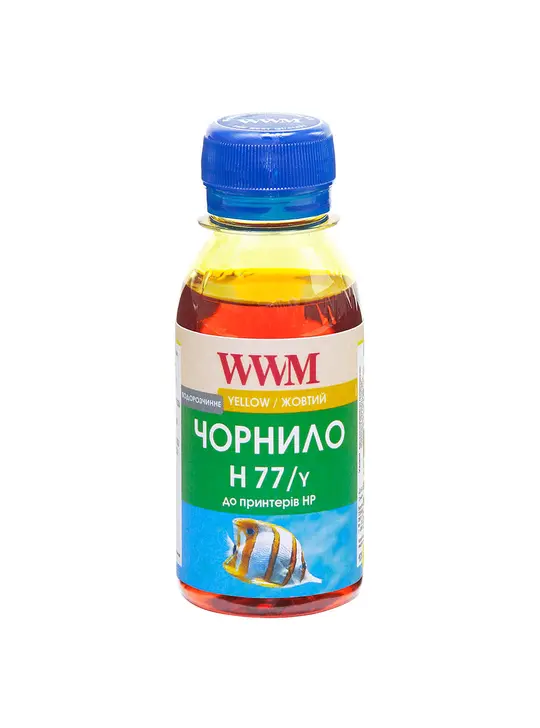 Чорнило WWM для HP №177/85 100г Yellow водорозчинне (H77/Y-2)