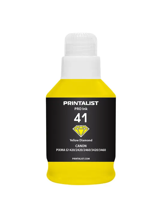 Чорнило PRINTALIST GI-41 для Canon Pixma G2420/3420 190г Yellow водорозчинне (PL41Y)