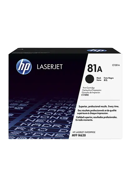 Картридж тон. HP 81A для LJ M604/M605/M606/M630 10500 ст. Black (CF281A)