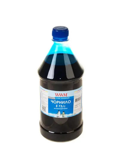Чорнило WWM для Epson Stylus CX3700/TX119/TX419 1000г Cyan водорозчинне (E73/C-4)