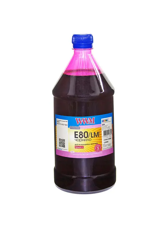 Чорнило WWM для Epson L800 1000г Light Magenta водорозчинне (E80/LM-4)