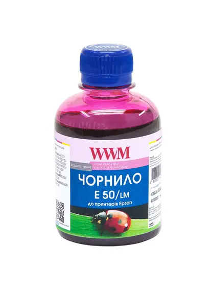 Чорнило WWM для Epson Stylus Photo R200/R340/RX620 200г Light Magenta водорозчинне (E50/LM)