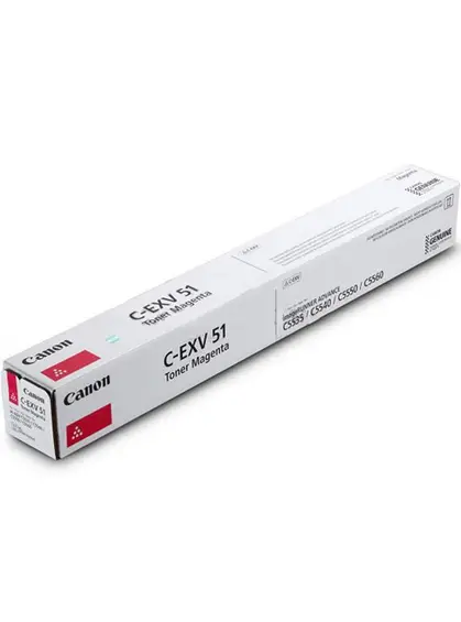 Туба з тонером Canon C-EXV51 для iRC5535/5550i/5560i 60000 ст. Magenta (0483C002) Туба з тонером Canon C-EXV51 для iRC5535/5550i/5560i 60000 ст. Magenta (0483C002)