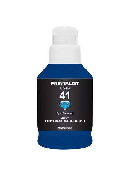 Чорнило PRINTALIST GI-41 для Canon Pixma G2420/3420 190г Cyan водорозчинне (PL41C)
