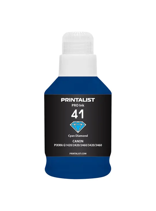 Чорнило PRINTALIST GI-41 для Canon Pixma G2420/3420 190г Cyan водорозчинне (PL41C)