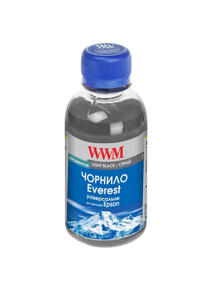 Чорнило WWM EVEREST для Epson 100г Light Black пігментне (EP02/LBP-2)