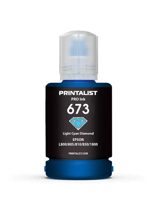 Чорнило PRINTALIST 673 для Epson L800 140г Light Cyan водорозчинне (PL673LC)