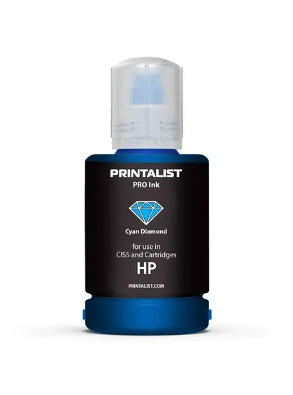 Чорнило PRINTALIST для HP 140г Cyan водорозчинне (PL-INK-HP-C)