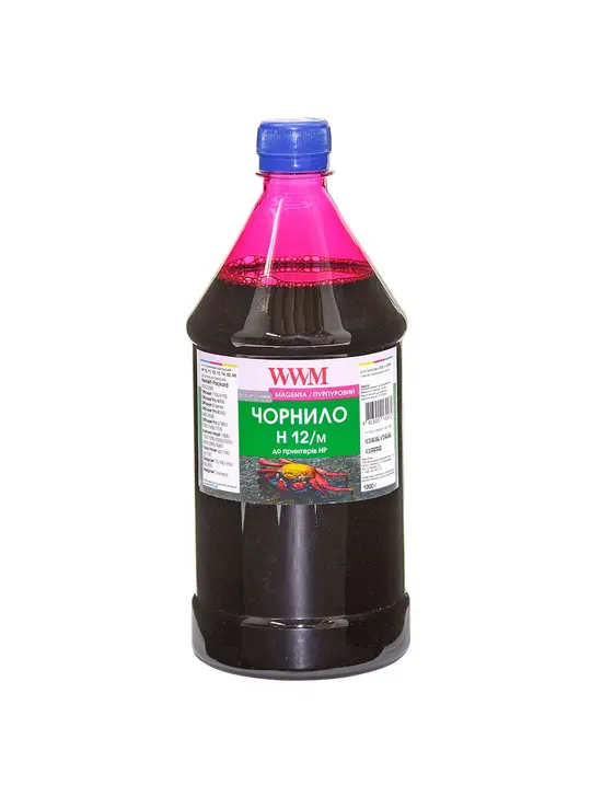 Чорнило WWM для HP №10/11/82 1000г Magenta водорозчинне (H12/M-4)