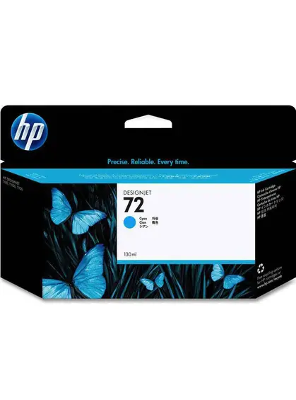 Картридж HP DesignJet T610/T1100/T1120 HP 72 Cyan (C9371A)