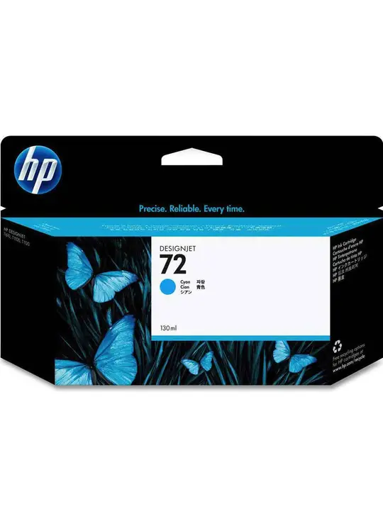 Картридж HP DesignJet T610/T1100/T1120 HP 72 Cyan (C9371A)