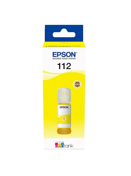 Контейнер з чорнилами Epson для EcoTank 112 70мл Yellow Pigment (C13T06C44A)