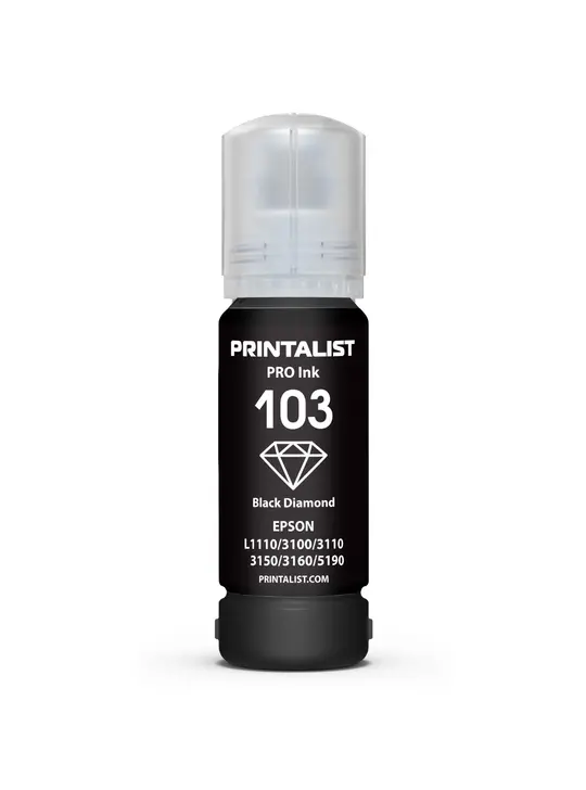 Чорнило PRINTALIST 103 для Epson L3100/3110/3150 70г Black водорозчинне (PL103BK)